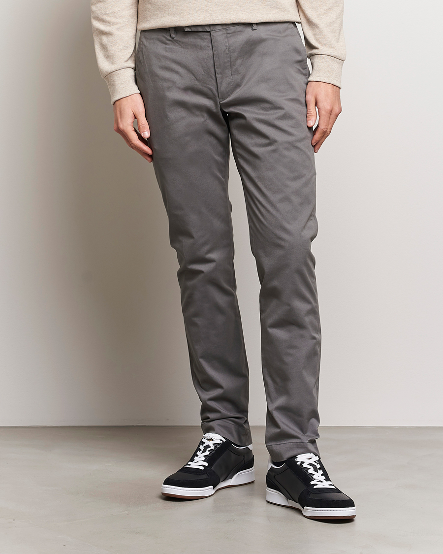 Herre | Jakke og buks | Polo Ralph Lauren | Slim Fit Stretch Chinos Norfolk Grey