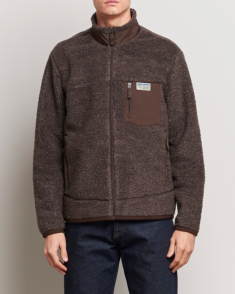 Herre | 30% udsalg | Polo Ralph Lauren | Hi-Pile Fleece Full-Zip Jacket Dark Beech