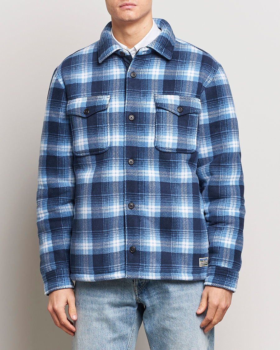Herre | 20% udsalg | Polo Ralph Lauren | Magic Fleece Outdoor Shirt Jacket Ombre Blue