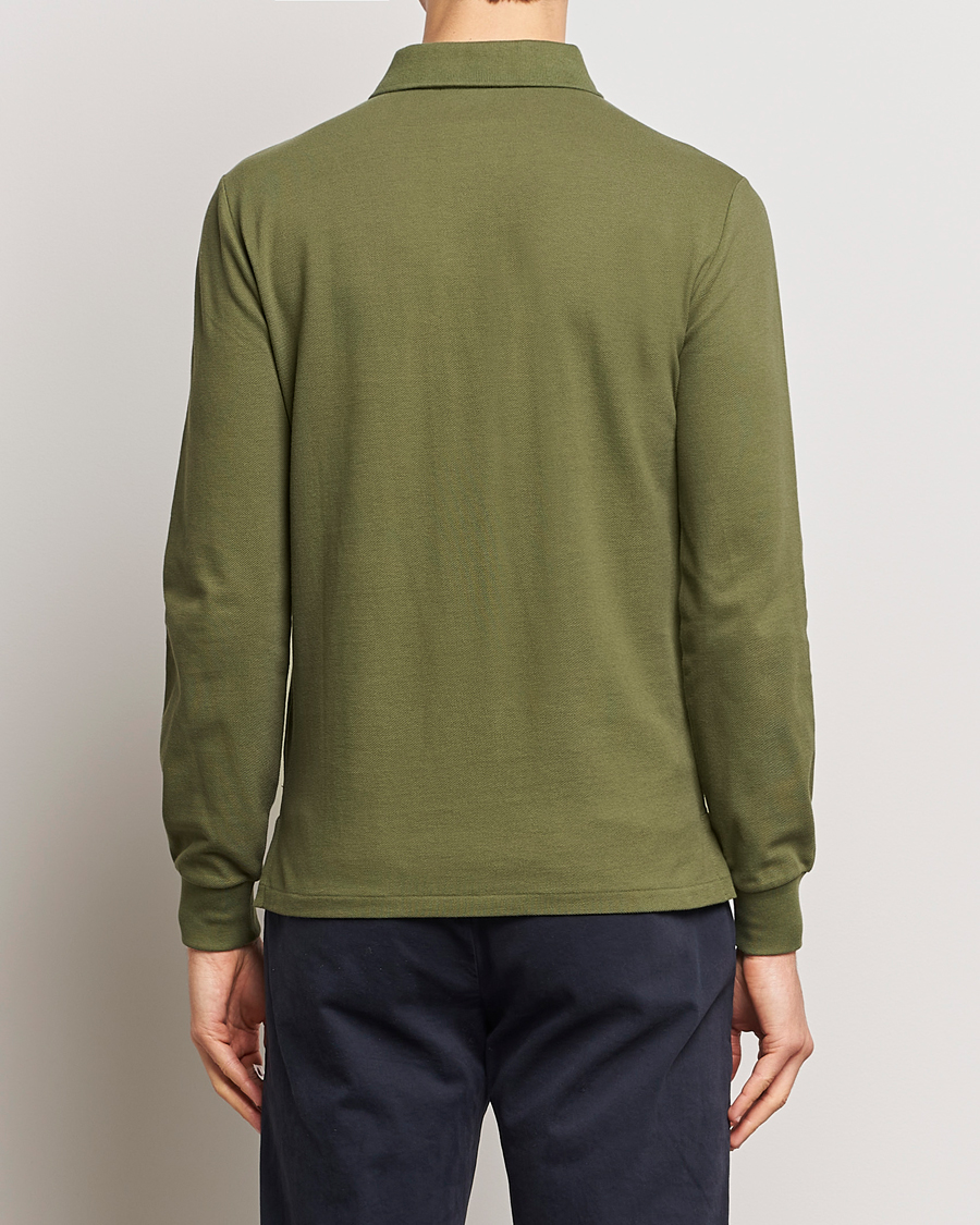 Herre | Trøjer | Polo Ralph Lauren | Slim Fit Long Sleeve Polo Dark Sage