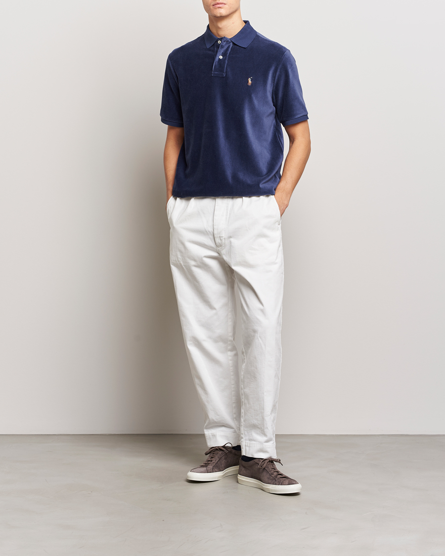 Herre | Polotrøjer | Polo Ralph Lauren | Corduroy Polo Newport Navy