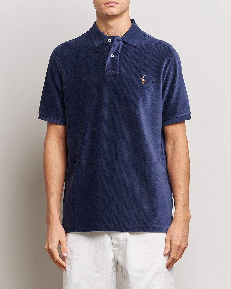 Herre | Polotrøjer | Polo Ralph Lauren | Corduroy Polo Newport Navy