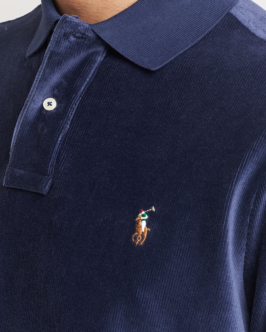 Herre | Polotrøjer | Polo Ralph Lauren | Corduroy Polo Newport Navy