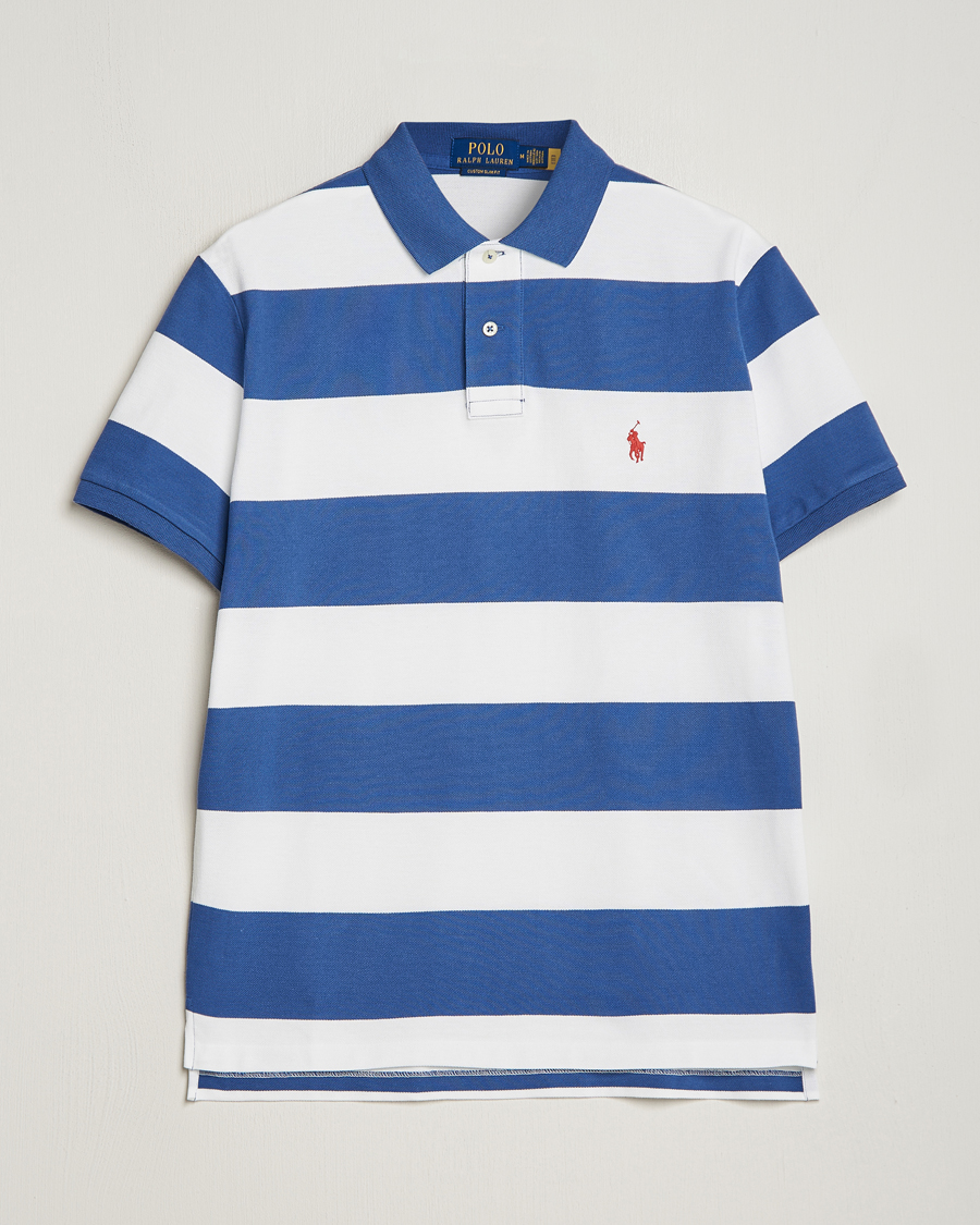 Herre | Polotrøjer | Polo Ralph Lauren | Barstriped Polo Blue/White