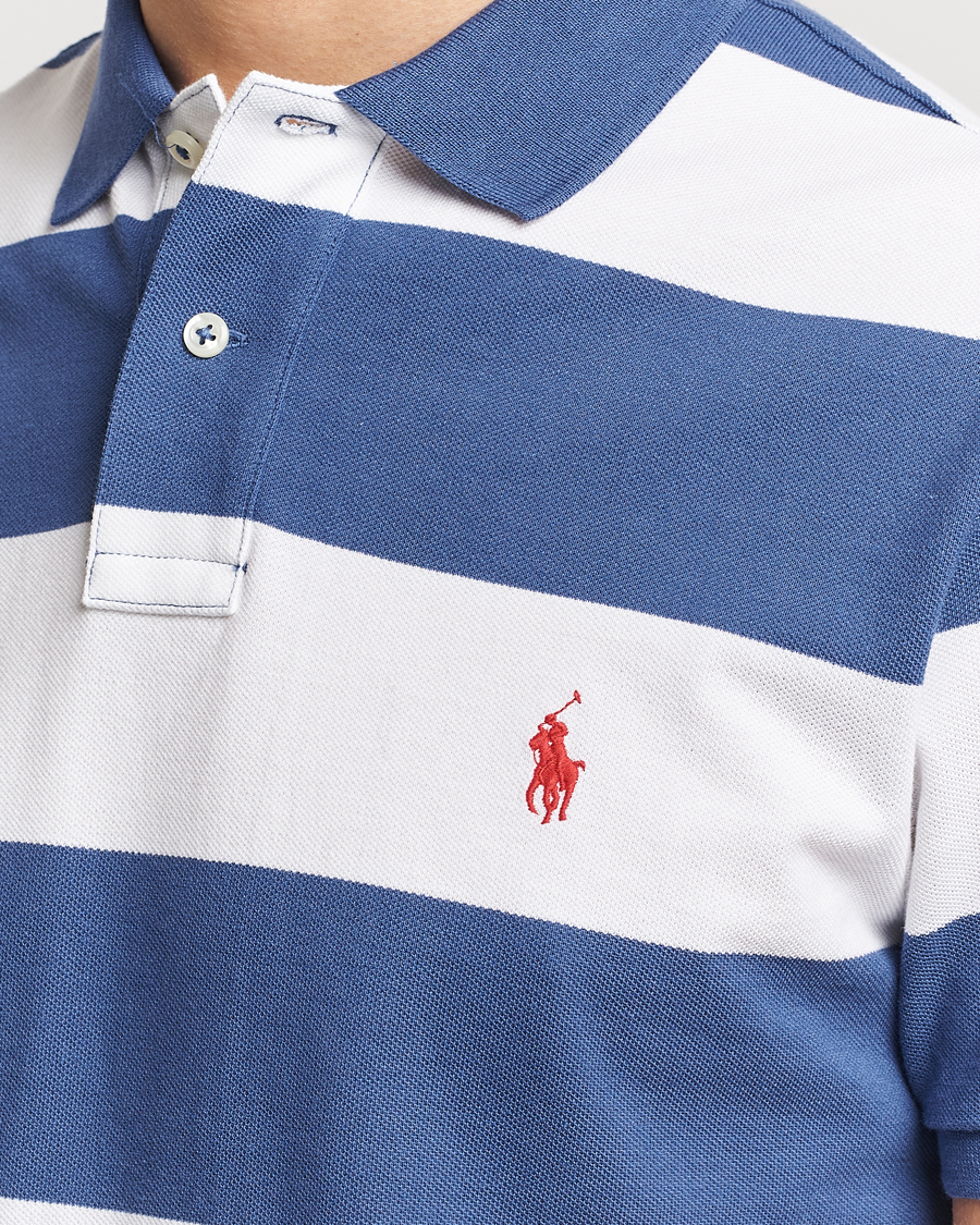 Herre | Polotrøjer | Polo Ralph Lauren | Barstriped Polo Blue/White
