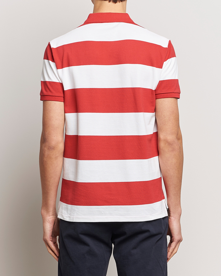 Herre | Polotrøjer | Polo Ralph Lauren | Barstriped Polo Post Red/White