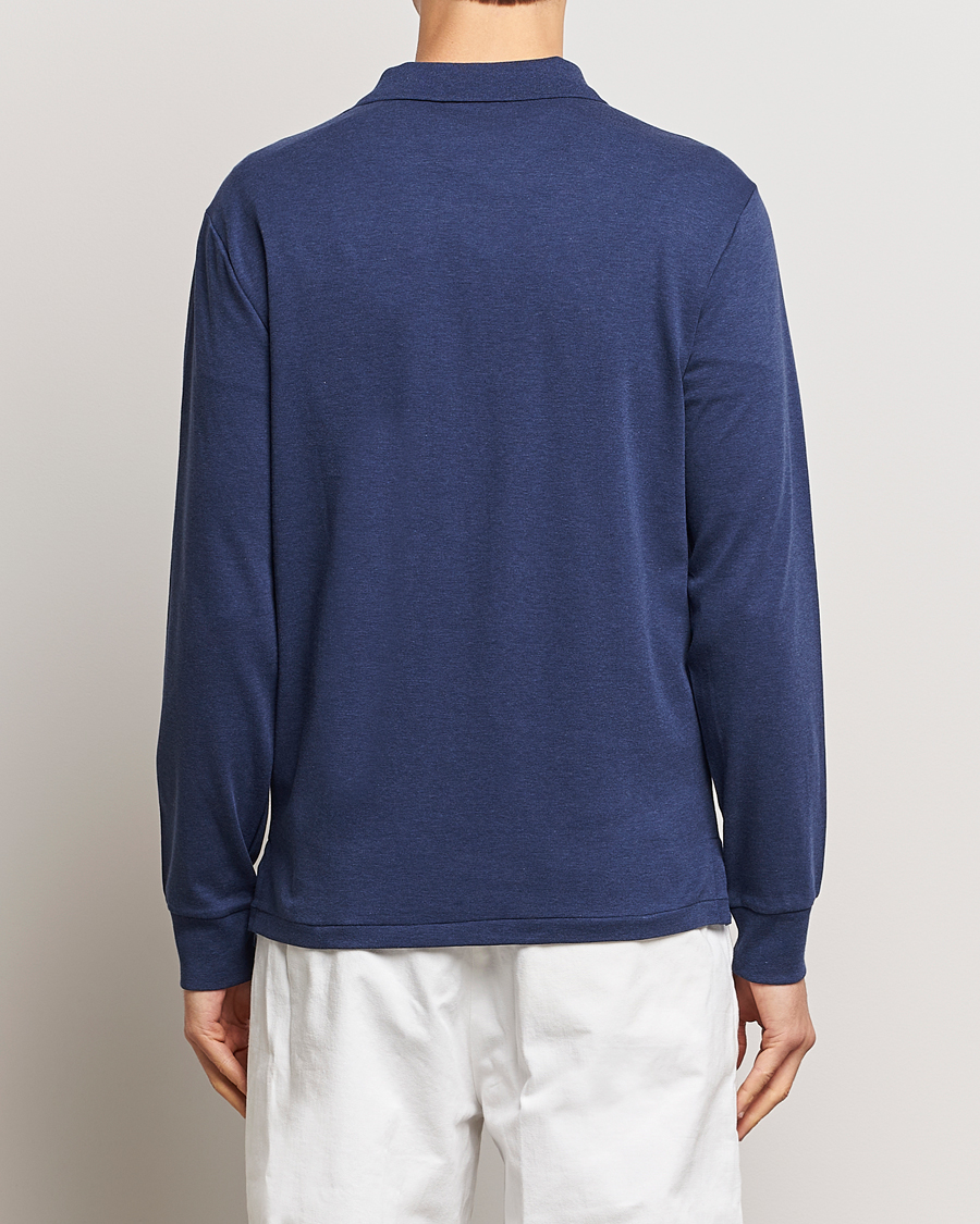 Herre | Trøjer | Polo Ralph Lauren | Long Sleeve Polo Shirt Navy Heather