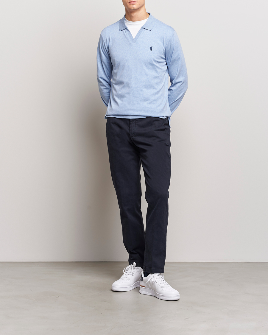 Herre | Trøjer | Polo Ralph Lauren | Long Sleeve Polo Shirt Isle Heather