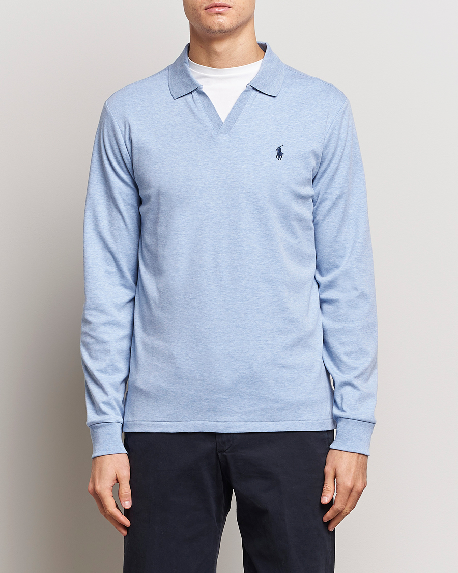 Herre | Polotrøjer | Polo Ralph Lauren | Long Sleeve Polo Shirt Isle Heather