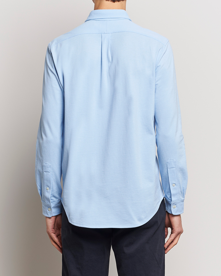 Herre | Skjorter | Polo Ralph Lauren | Slim Fit Featherweight Mesh Shirt Bluebell
