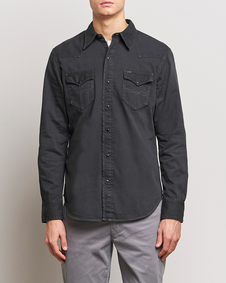 Herre | 30% udsalg | Polo Ralph Lauren | Western Denim Shirt Black