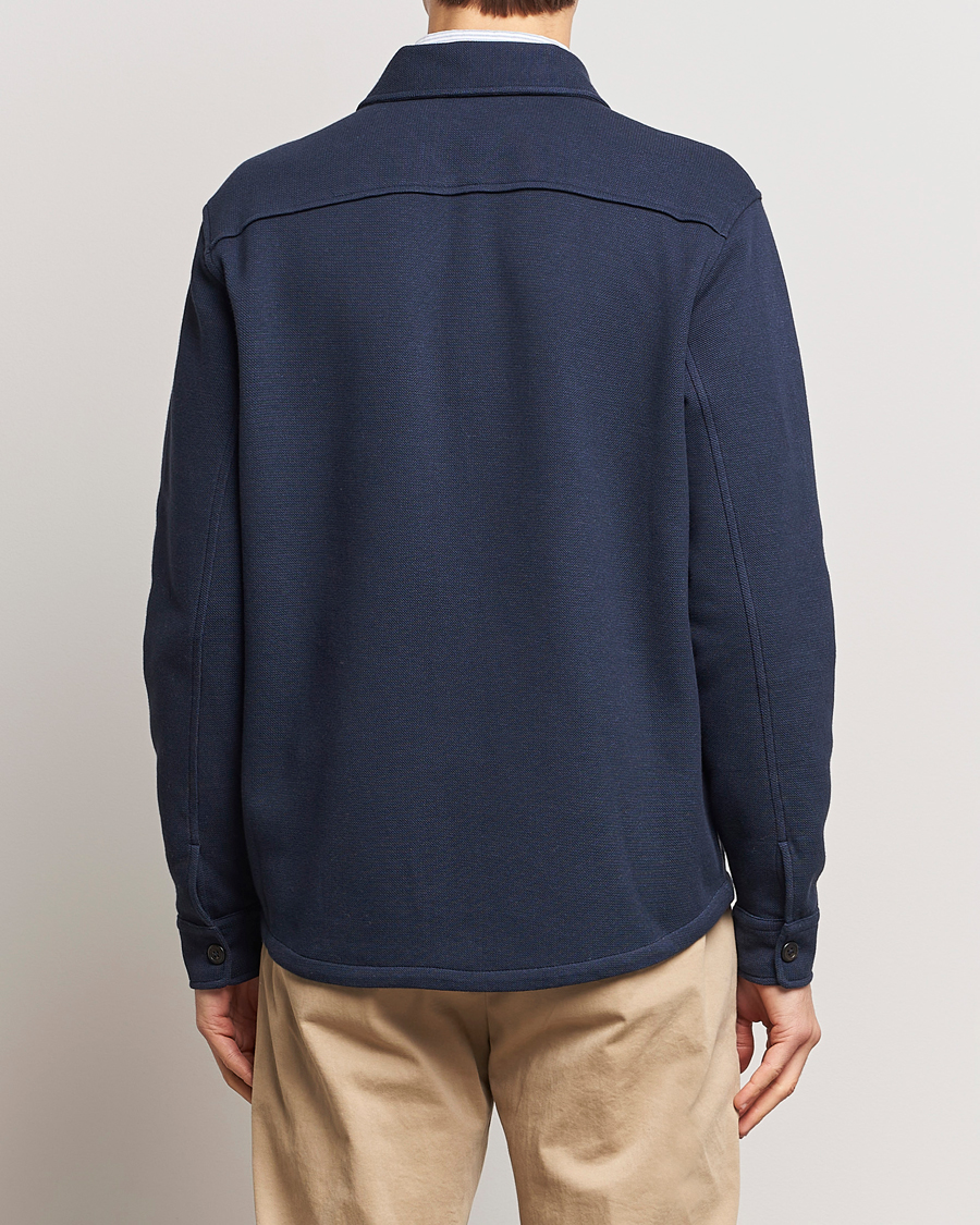 Herre | Skjorter | Polo Ralph Lauren | Double Knit Jacquard Overshirt Aviator Navy