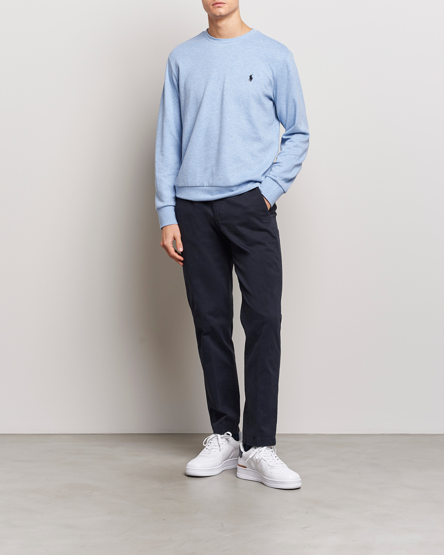 Herre | Trøjer | Polo Ralph Lauren | Double Knitted Jersey Sweatshirt Isle Heather