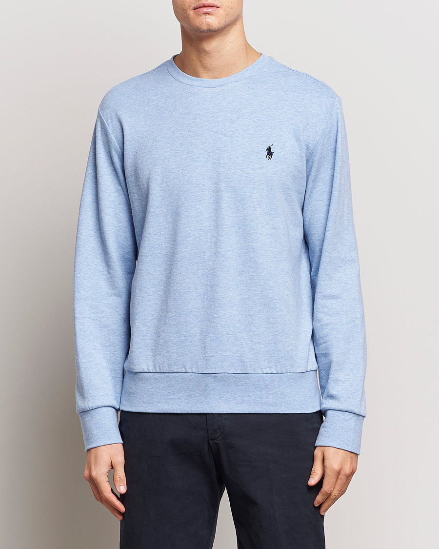 Herre | Trøjer | Polo Ralph Lauren | Double Knitted Jersey Sweatshirt Isle Heather