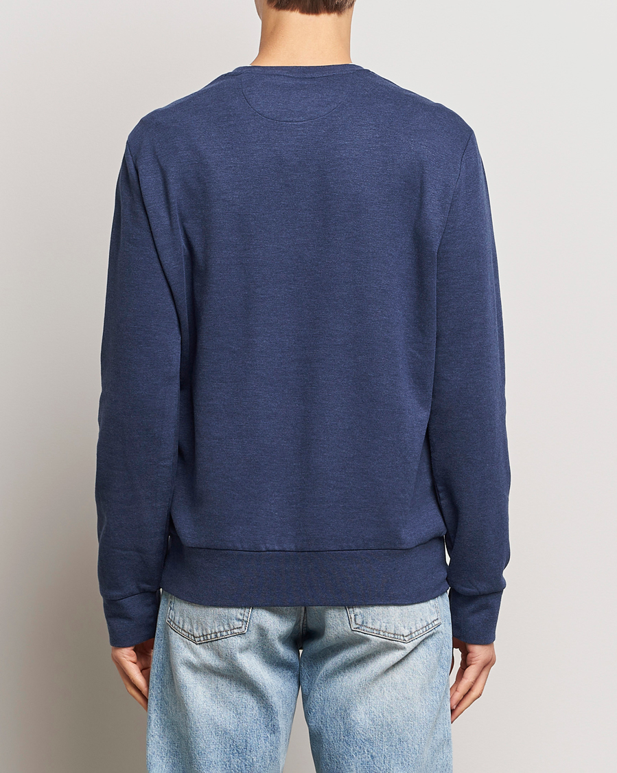 Herre | Trøjer | Polo Ralph Lauren | Double Knitted Jersey Sweatshirt Navy Heather