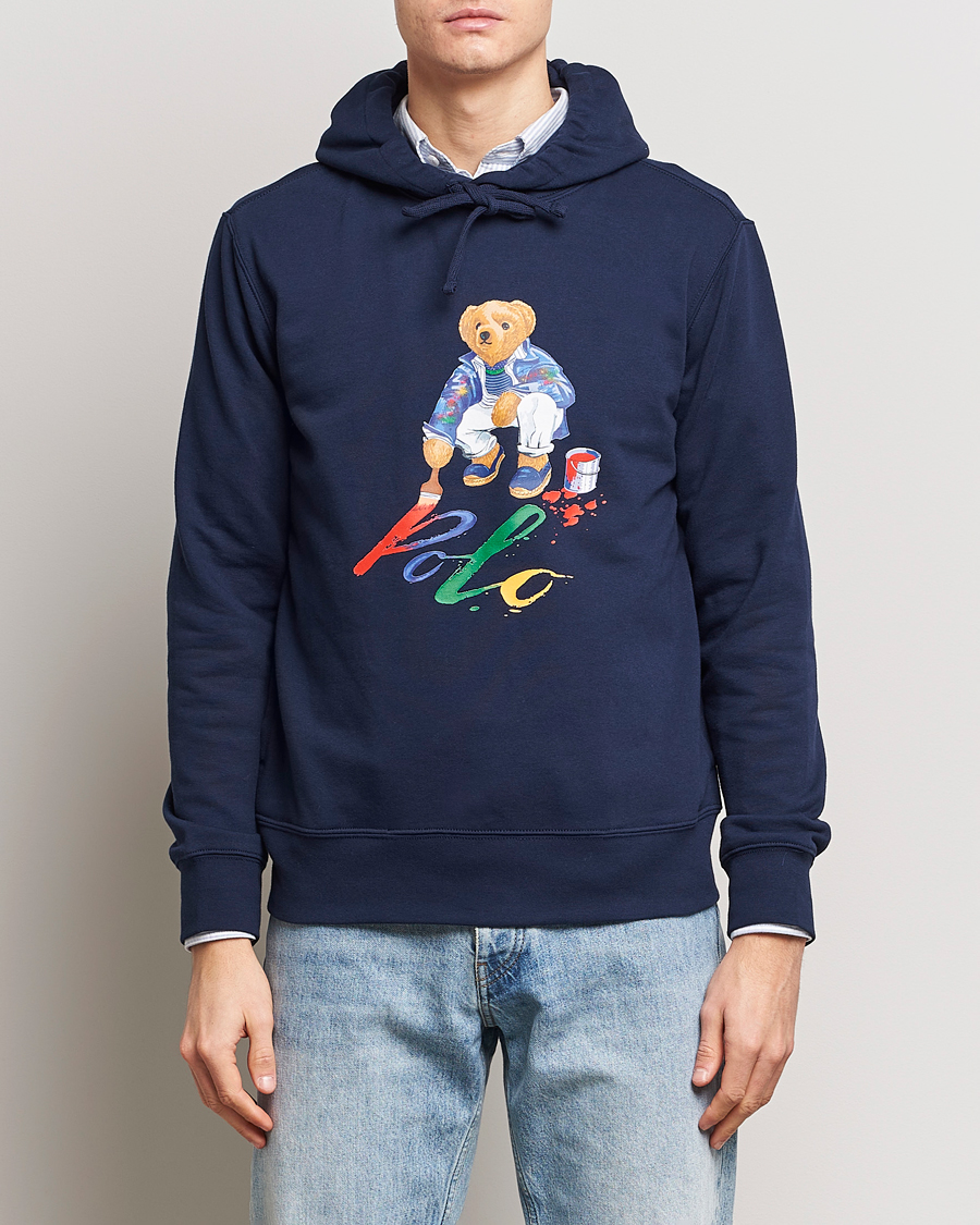 Herre | Ralph Lauren Holiday Gifting | Polo Ralph Lauren | Printed Bear Hoodie Cruise Navy