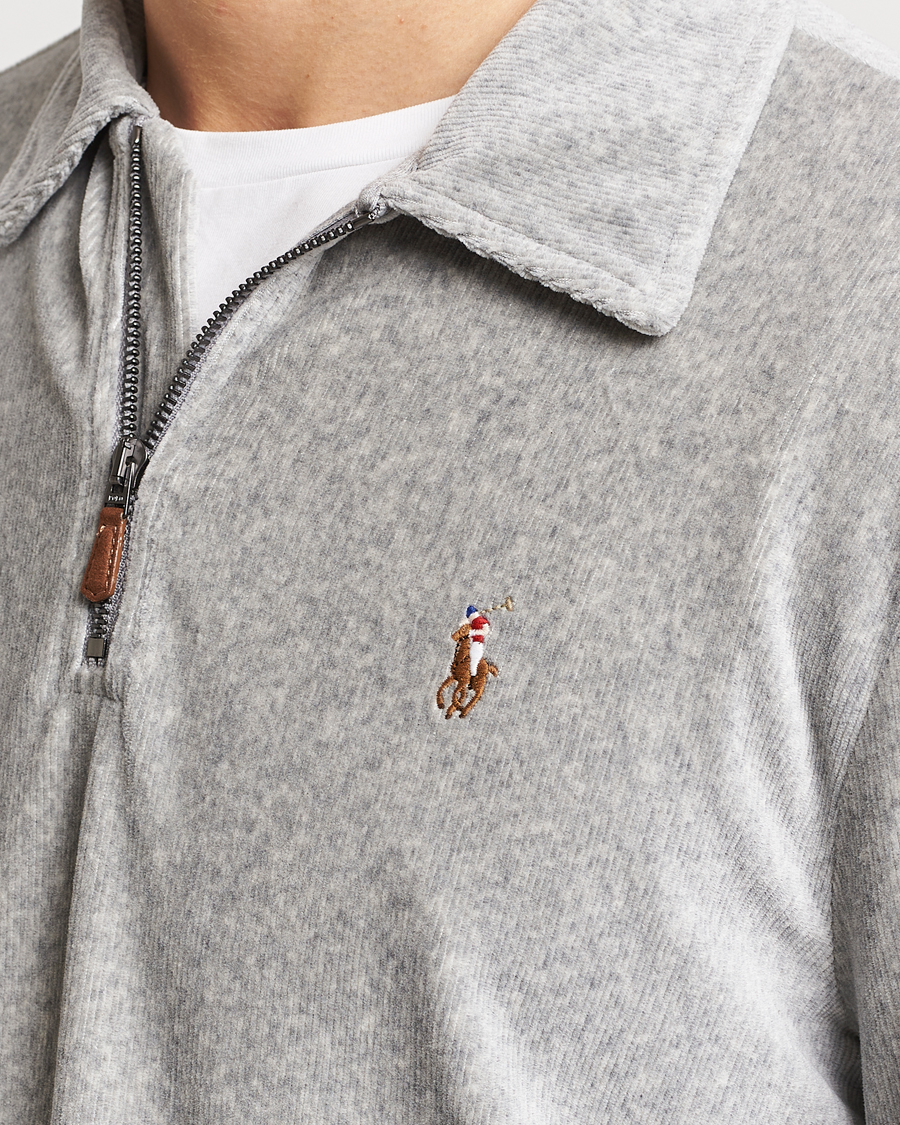 Herre | Trøjer | Polo Ralph Lauren | Knit Corduroy Half-Zip Andover Heather