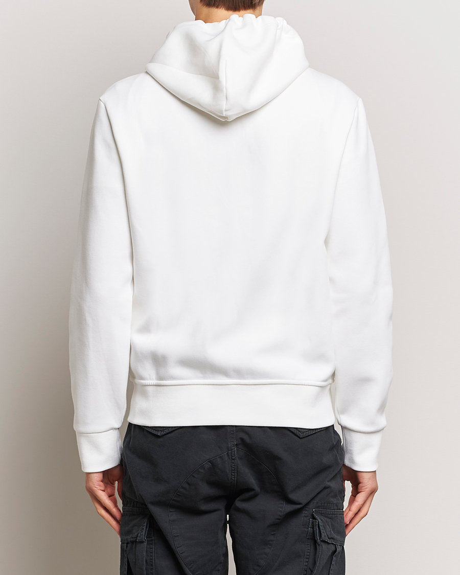 Herre | Trøjer | Polo Ralph Lauren | Double Knitted Full-Zip Hoodie White