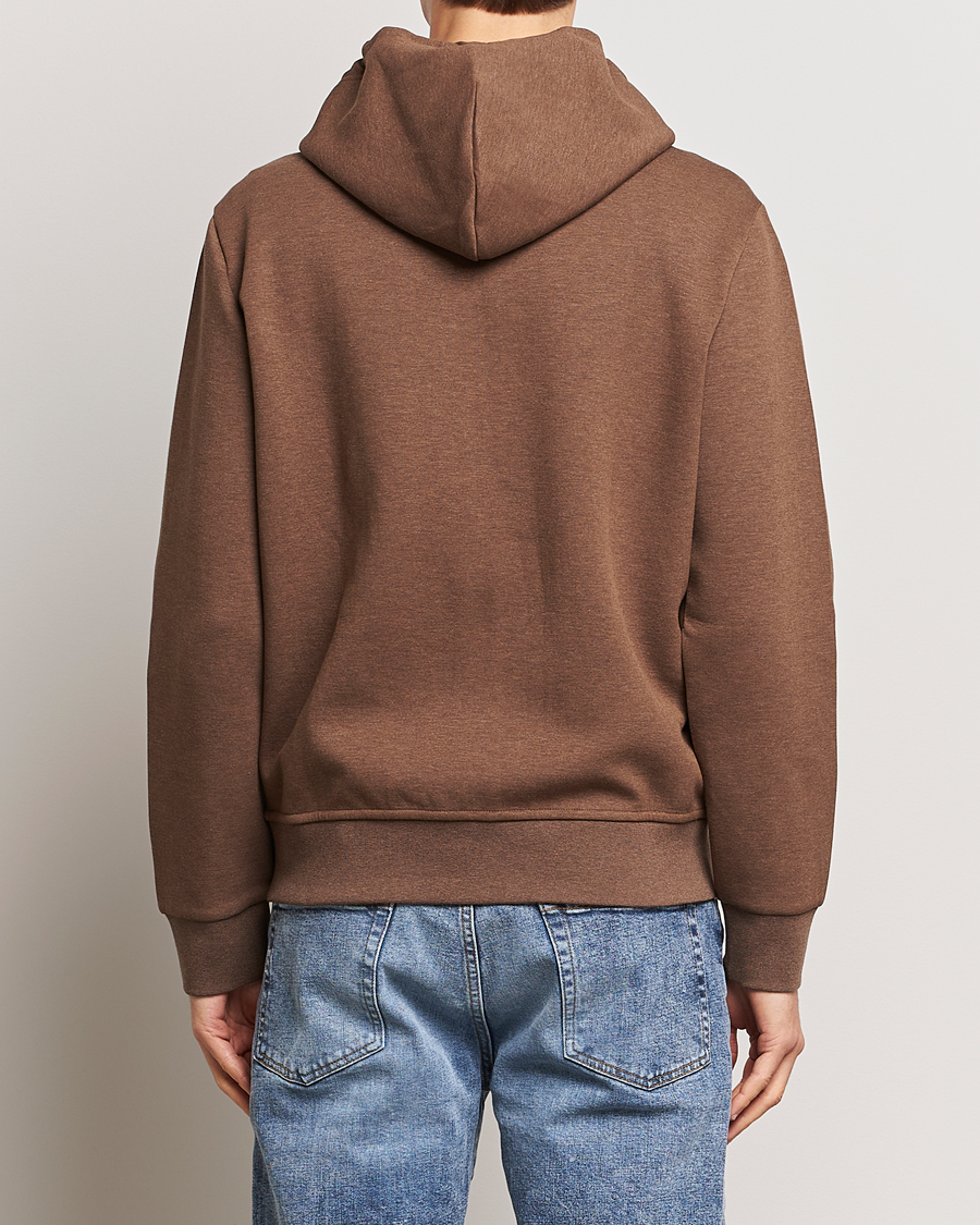 Herre | Trøjer | Polo Ralph Lauren | Double Knitted Full-Zip Hoodie Cedar Heather