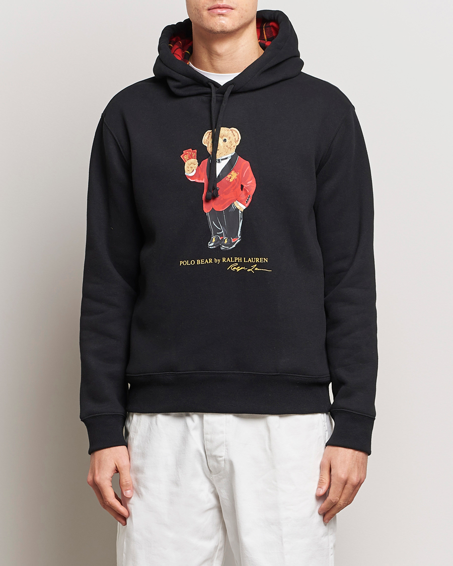 Herre | Hættetrøjer | Polo Ralph Lauren | Lunar New Year Bear Hoodie Black