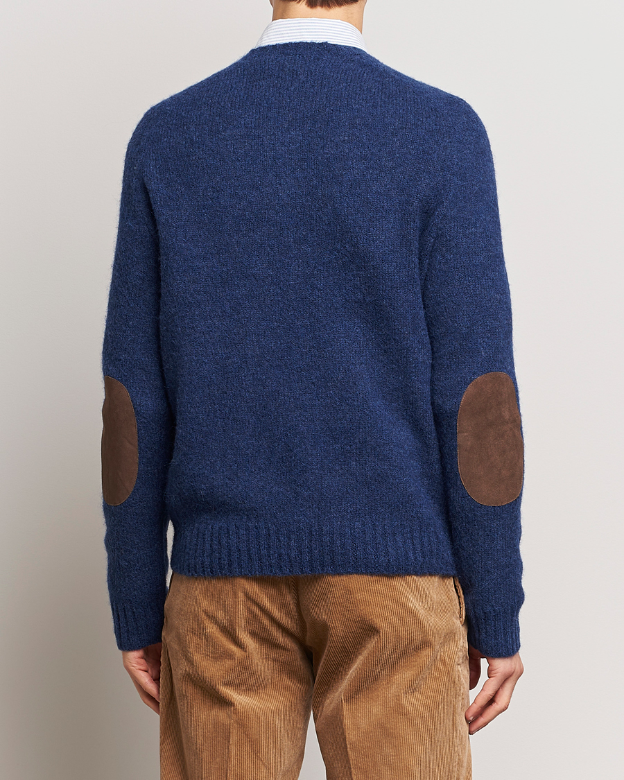 Herre | Trøjer | Polo Ralph Lauren | Alpaca Knitted Crew Neck Sweater Navy Heather