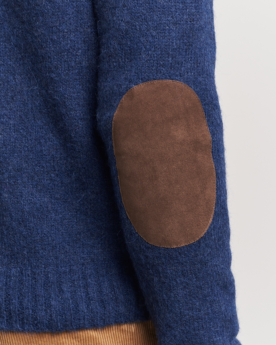 Herre | Trøjer | Polo Ralph Lauren | Alpaca Knitted Crew Neck Sweater Navy Heather