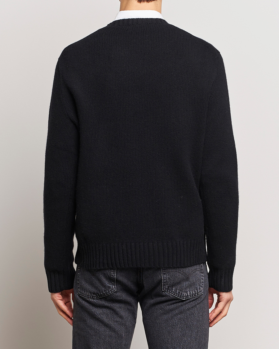 Herre | Trøjer | Polo Ralph Lauren | Lunar New Year Wool Knitted Bear Sweater Black