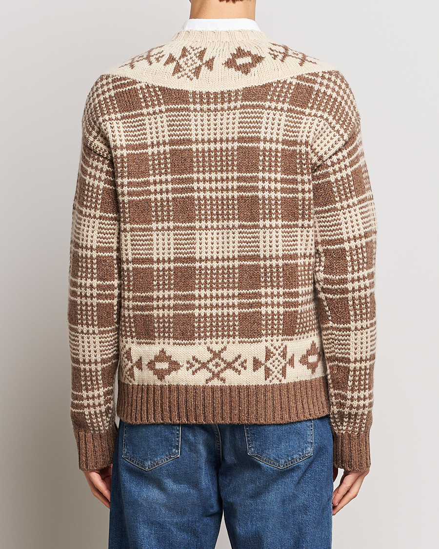 Herre | Trøjer | Polo Ralph Lauren | Wool Knitted Crew Neck Sweater Medium Brown