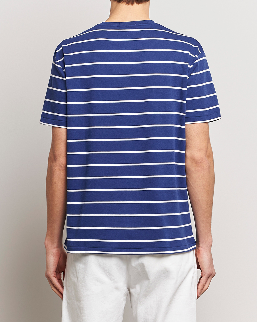 Herre | T-Shirts | Polo Ralph Lauren | Striped Crew Neck T-Shirt Blue/White