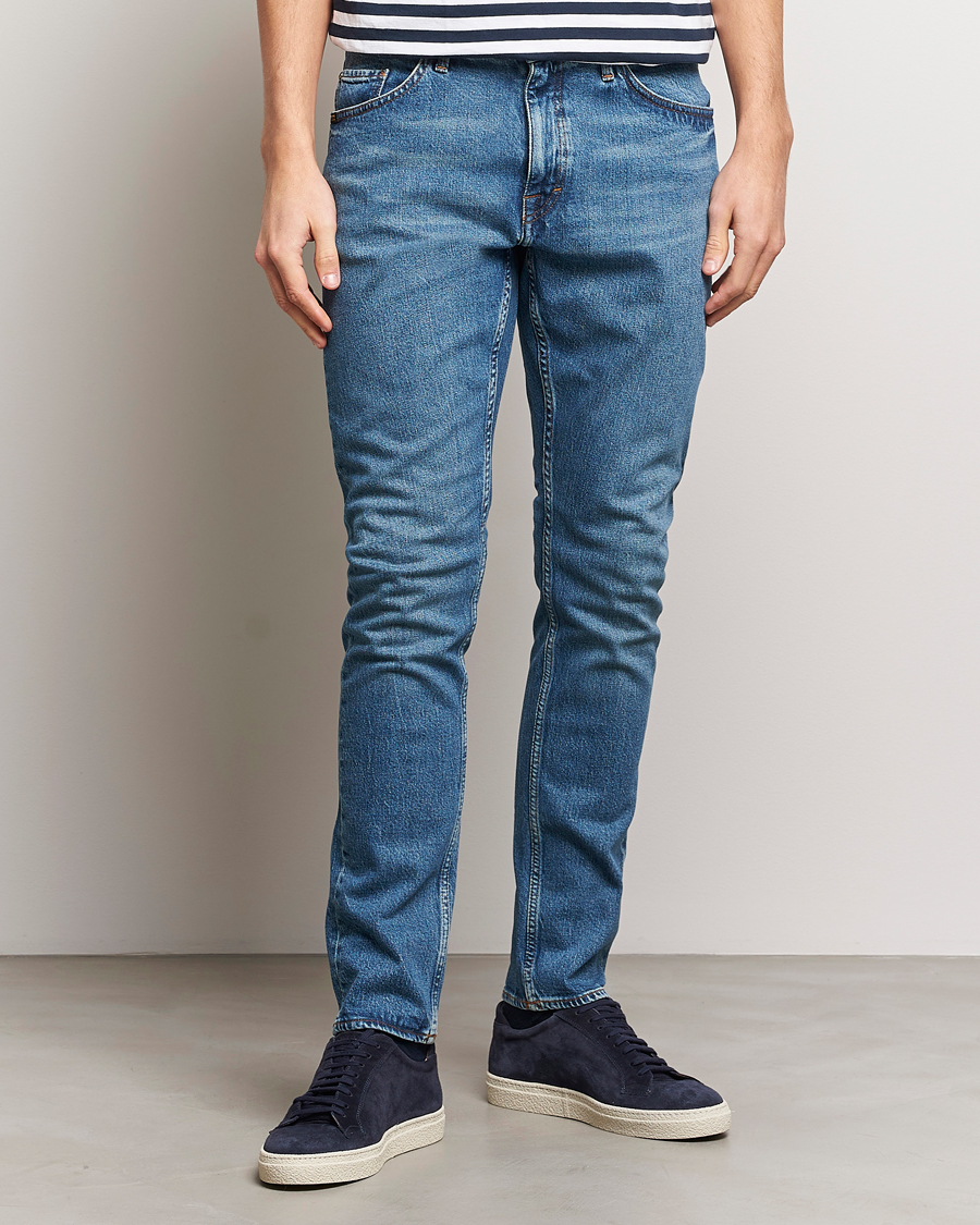Herre | Tapered fit | Tiger of Sweden | Pistolero Stretch Cotton Jeans Midnight Blue
