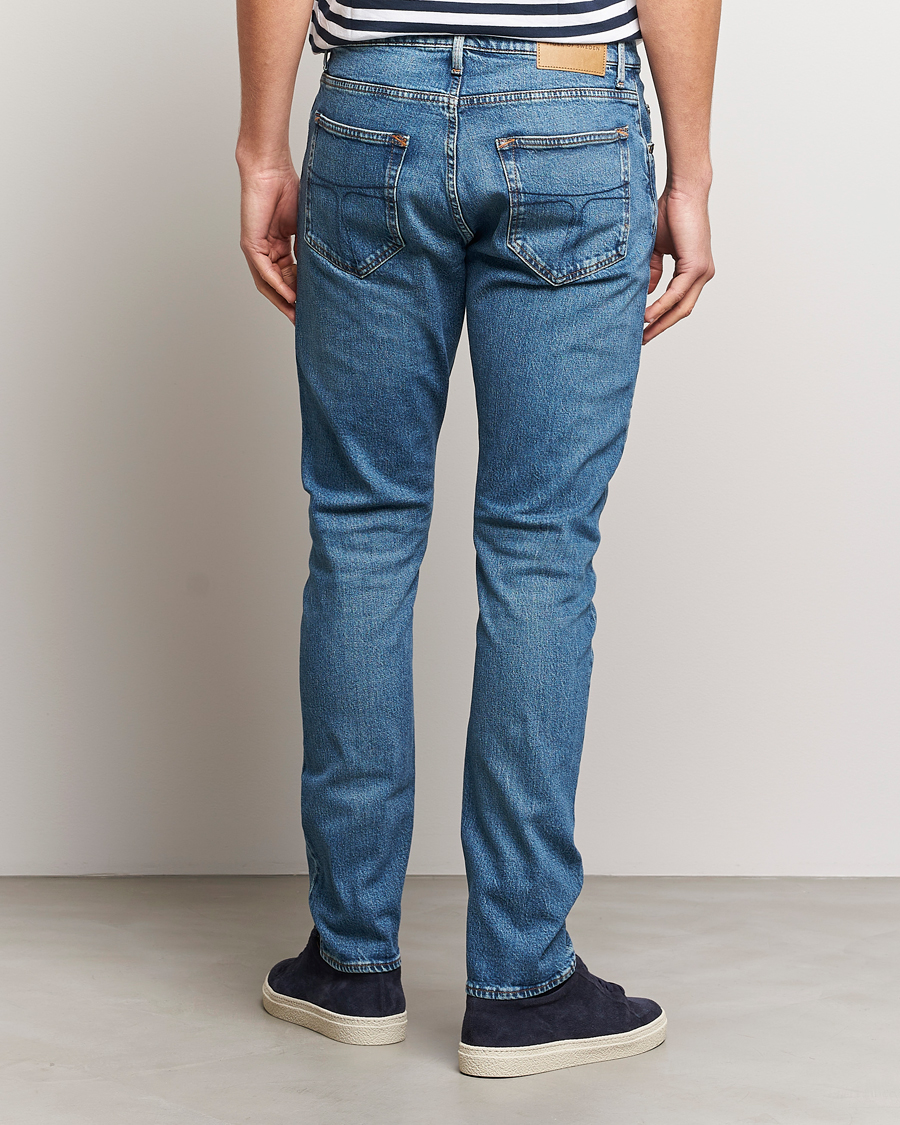 Herre | Jeans | Tiger of Sweden | Pistolero Stretch Cotton Jeans Midnight Blue