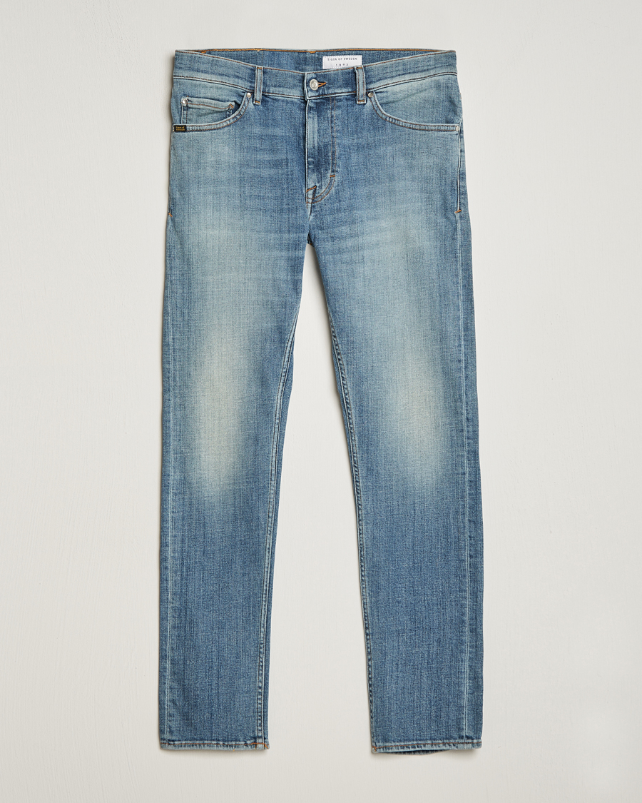 Herre | Jeans | Tiger of Sweden | Evolve Stretch Cotton Jeans Medium Blue
