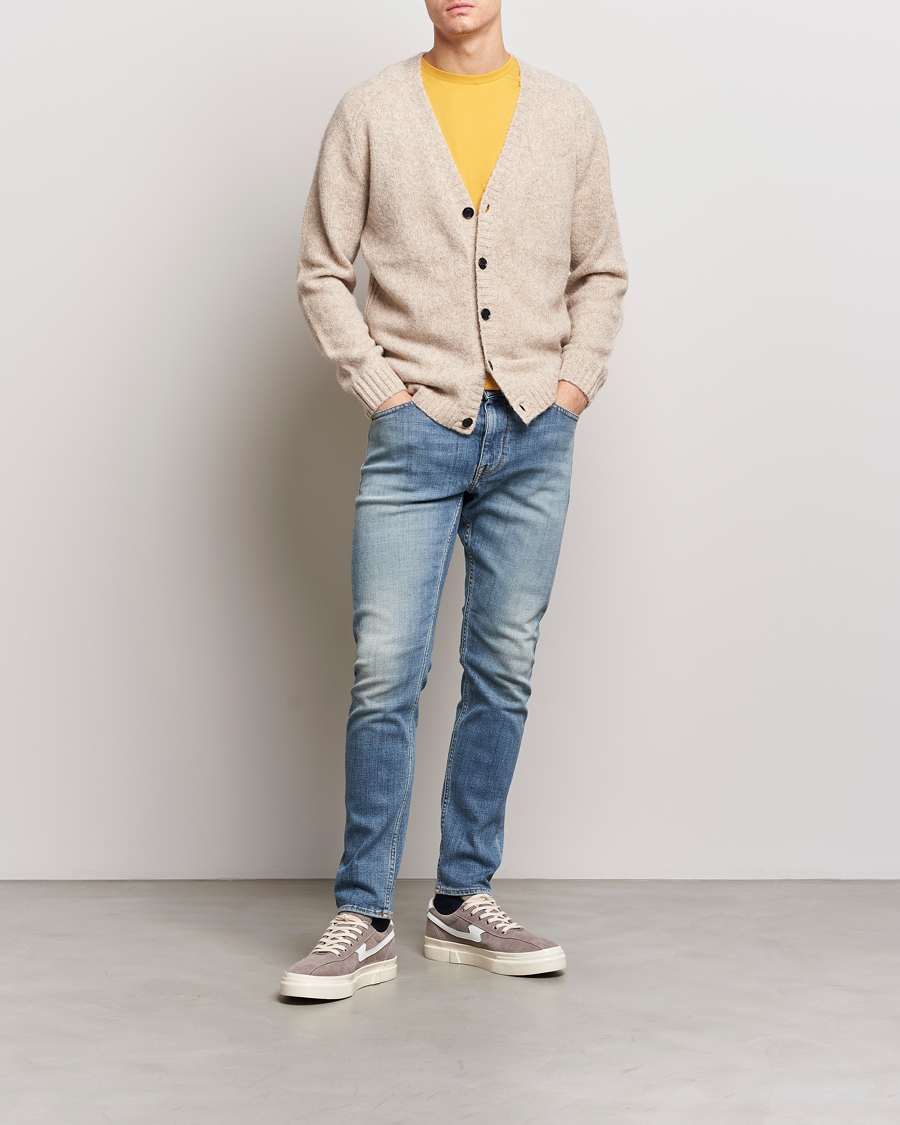 Herre | Jeans | Tiger of Sweden | Evolve Stretch Cotton Jeans Medium Blue