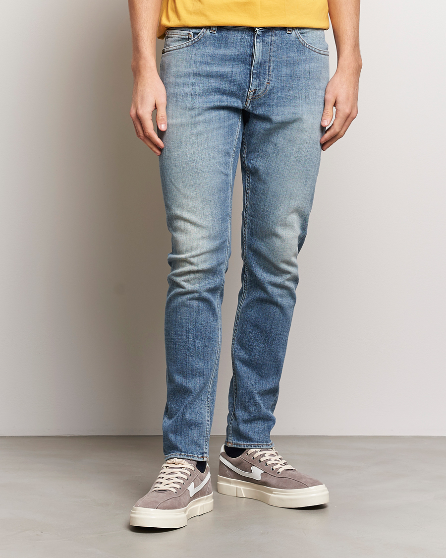 Herre | Tiger of Sweden | Tiger of Sweden | Evolve Stretch Cotton Jeans Medium Blue