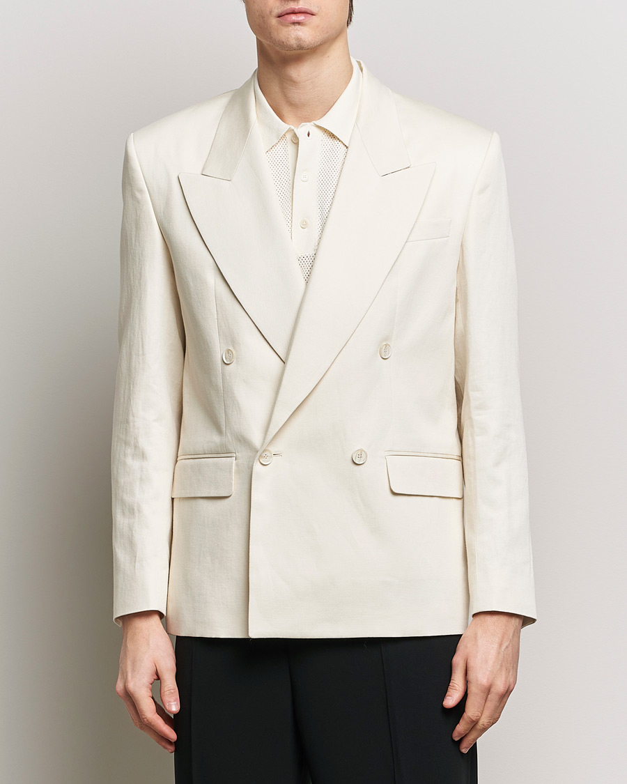 Herre | Blazere & jakker | Filippa K | Boxy Linen Blazer Bone White