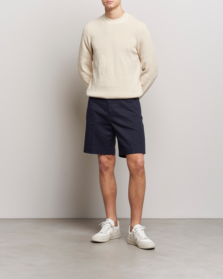 Herre | Shorts | Filippa K | Cotton/Linen Shorts Navy