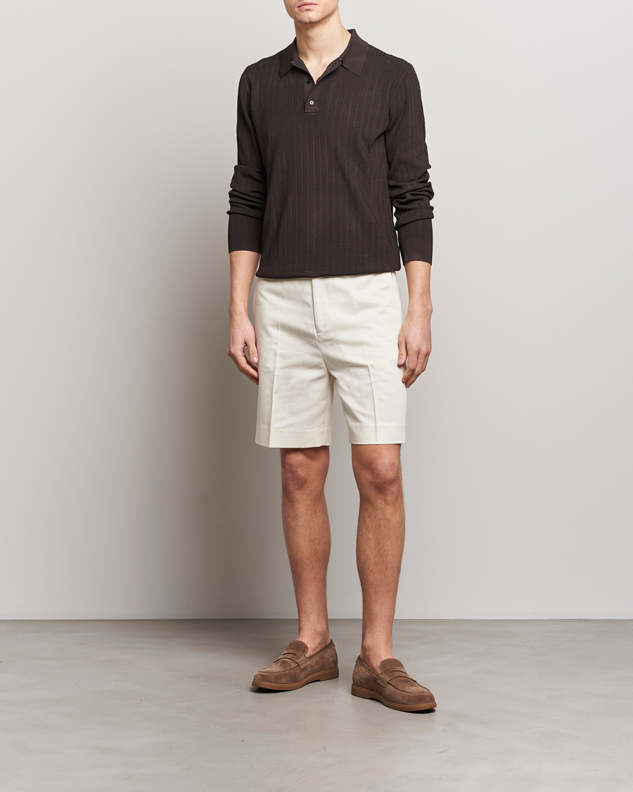 Herre | Shorts | Filippa K | Cotton/Linen Shorts Bone White