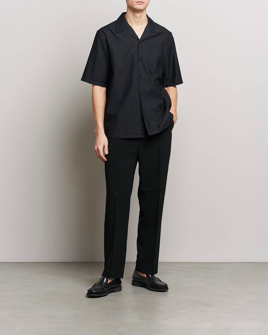 Herre | Skjorter | Filippa K | Resort Short Sleeve Shirt Black