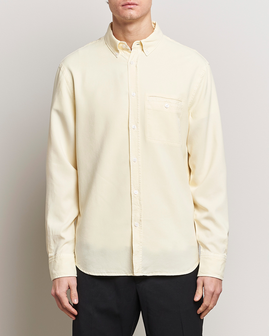 Herre | Casual | Filippa K | Zachary Lyocell Shirt Soft Yellow