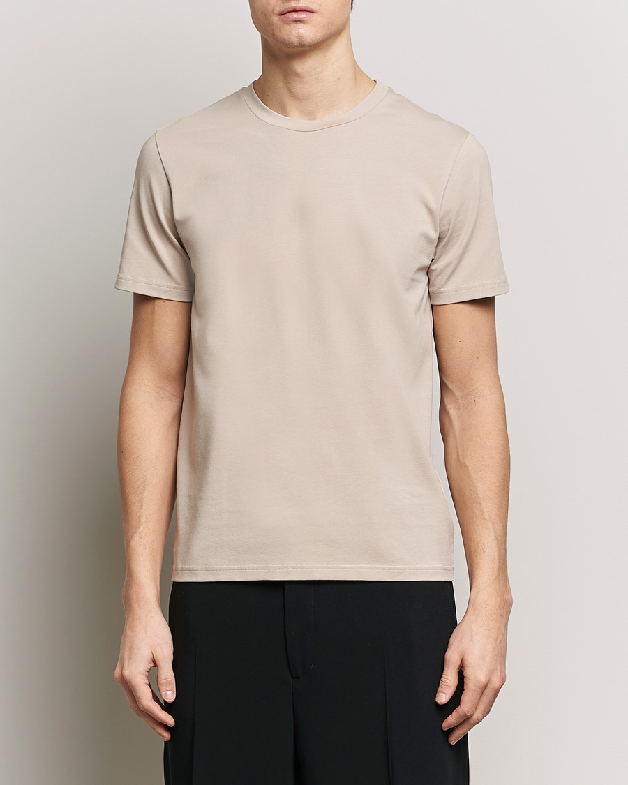 Herre | Afdelinger | Filippa K | Soft Lycra T-Shirt Light Taupe