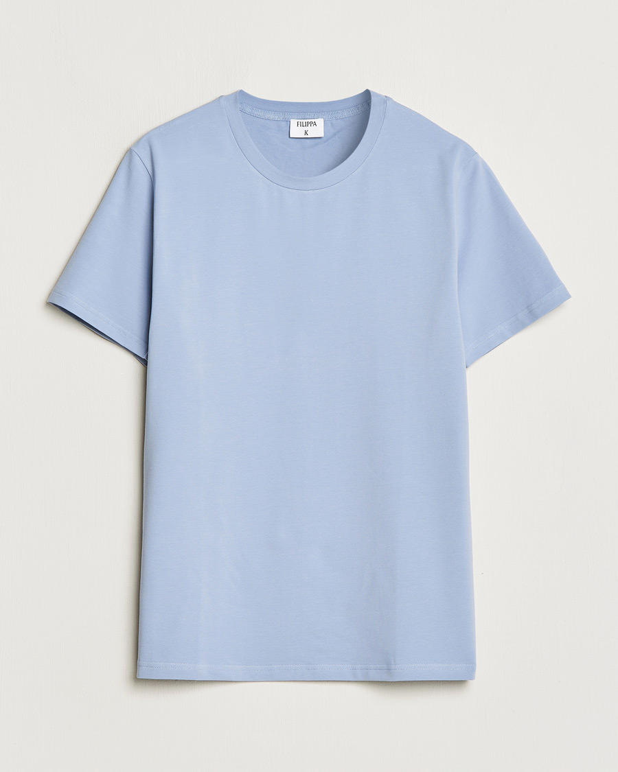 Herre |  | Filippa K | Soft Lycra T-Shirt Faded Blue