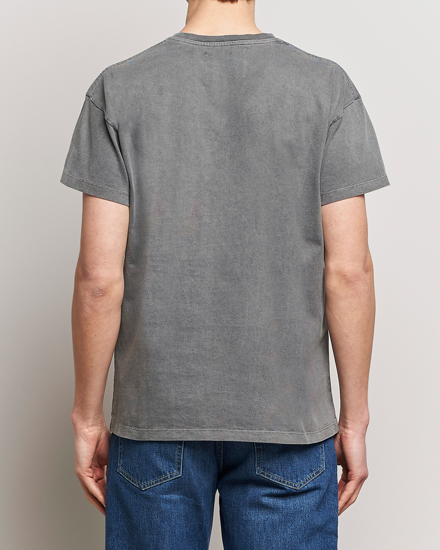 Herre | T-Shirts | Jeanerica | Marcel Heavy Crew Neck T-Shirt Washed Balck