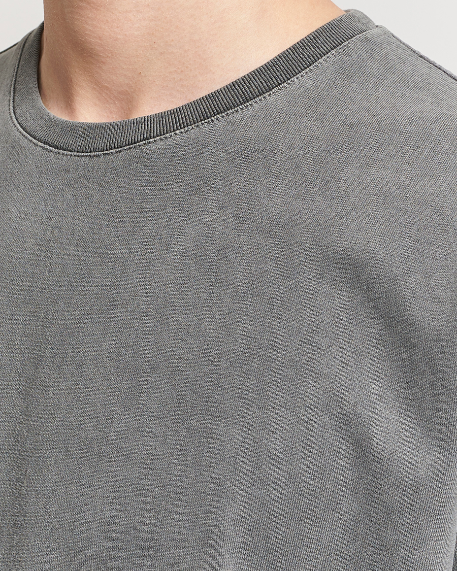 Herre | T-Shirts | Jeanerica | Marcel Heavy Crew Neck T-Shirt Washed Balck