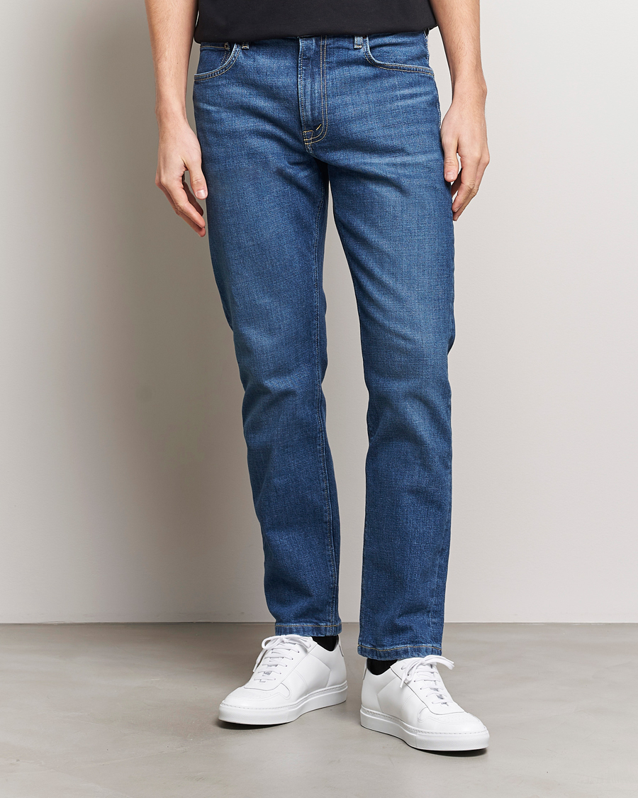 Herre | Blå jeans | Jeanerica | TM005 Tapered Jeans Tom Mid Blue Wash