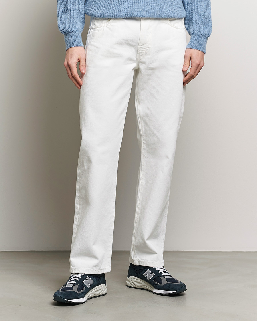 Herre |  | Jeanerica | SM010 Straight Jeans Natural White