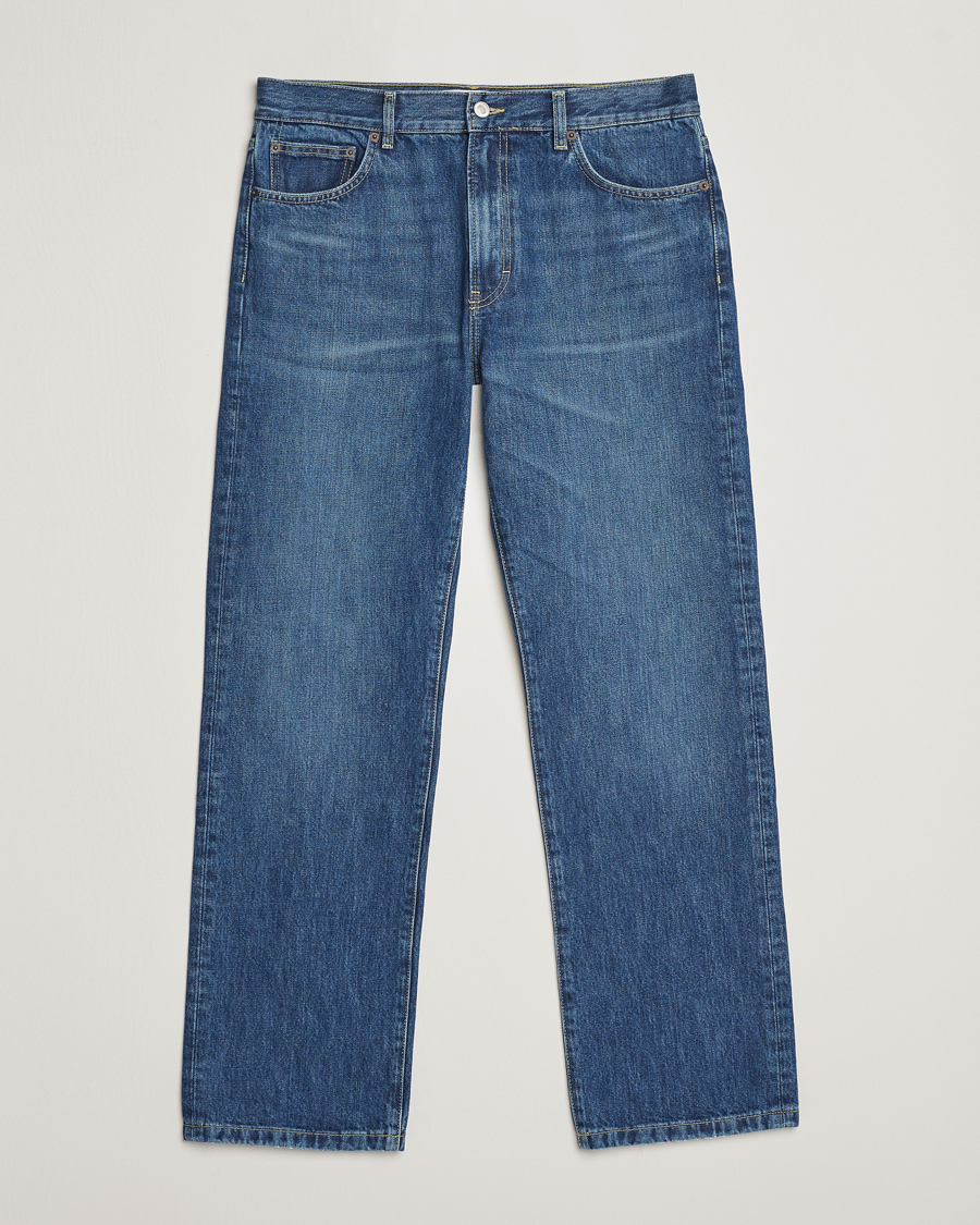 Herre |  | Jeanerica | SM010 Straight Jeans Tom Mid Blue Wash