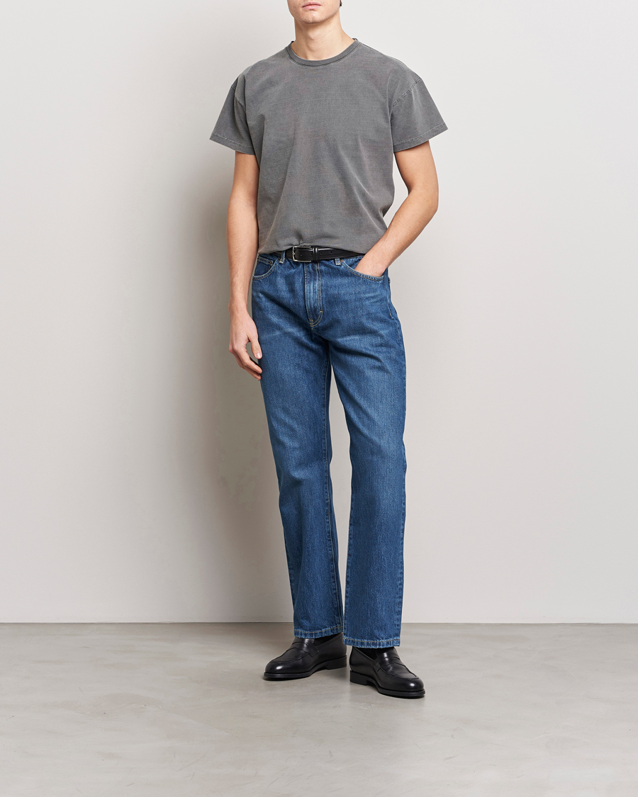 Herr |  | Jeanerica | SM010 Straight Jeans Tom Mid Blue Wash
