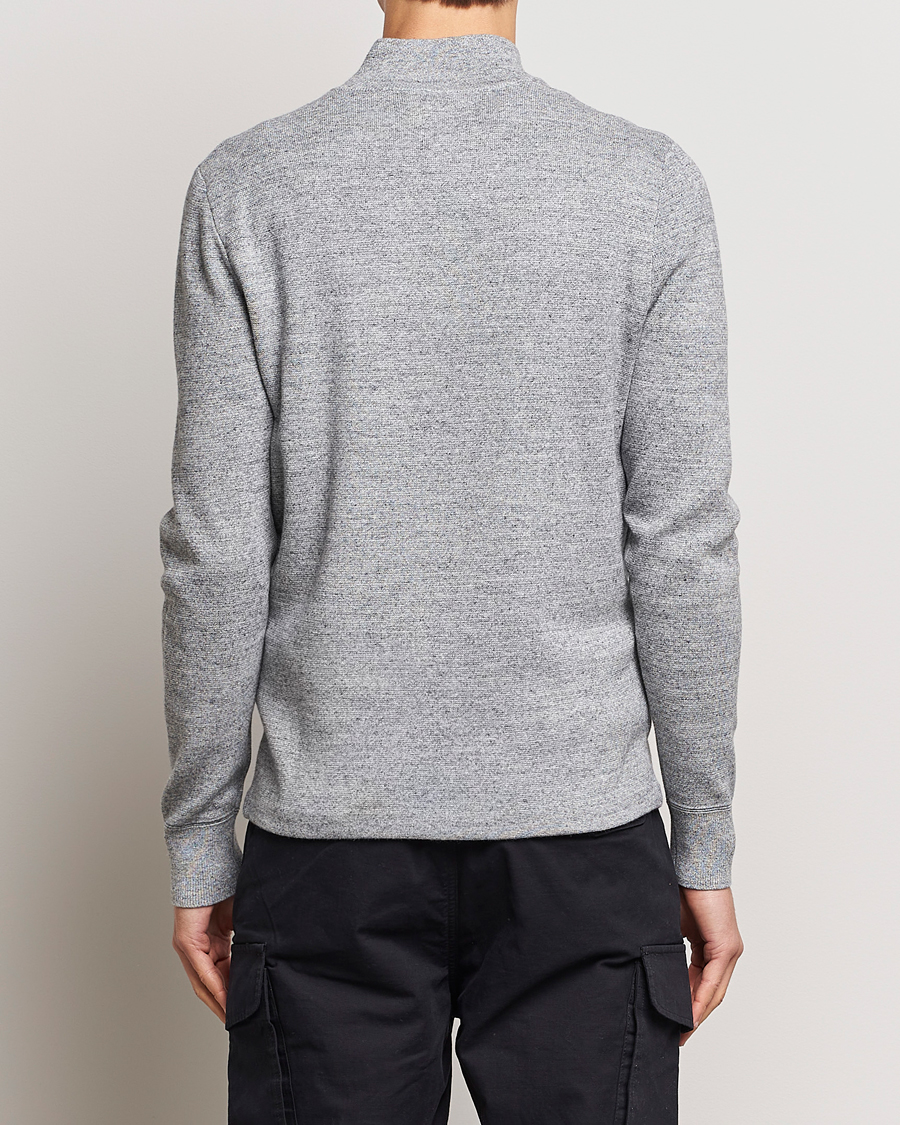 Herre | Trøjer | Dockers | Half Zip Sweater Smokestack Heather