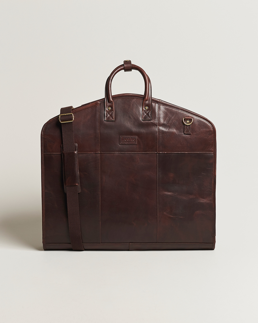 Herre | Tasker | Loake Shoemakers | London Leather Suit Carrier Brown