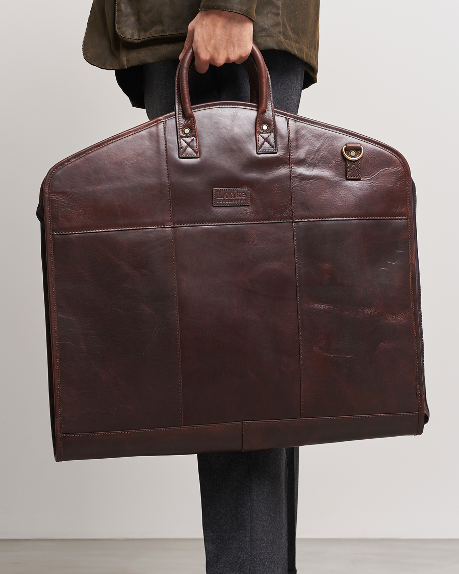 Herre | Tasker | Loake Shoemakers | London Leather Suit Carrier Brown
